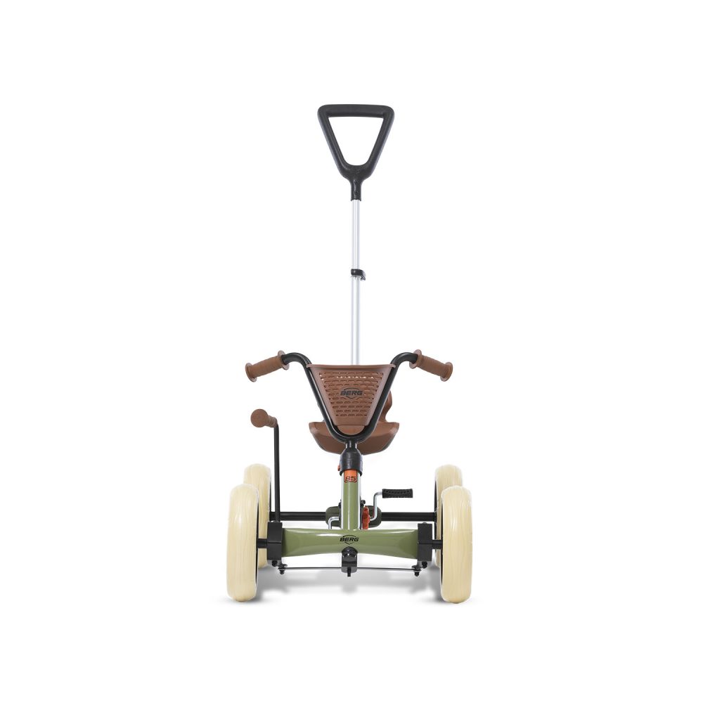⁦בימבה דחיפה ופדלים ירוק דגם "Buzzy Retro Green 2-in-1" של חברת BERG מהולנד לגיל 2-5 כולל ידית דחיפה מתכווננת⁩ – תמונה ⁦4⁩