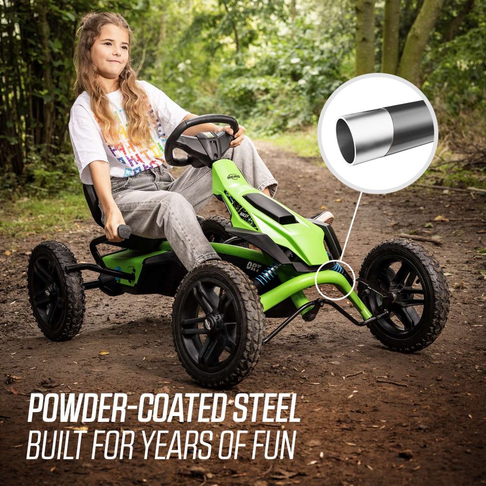 ⁦מכונית קארטינג פדלים של חברת Berg מהולנד דגם Rally DRT Green לגיל 4-12⁩ – תמונה ⁦8⁩
