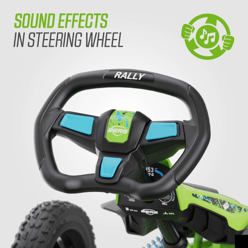⁦מכונית קארטינג פדלים של חברת Berg מהולנד דגם Rally DRT Green לגיל 4-12⁩ – תמונה ⁦13⁩
