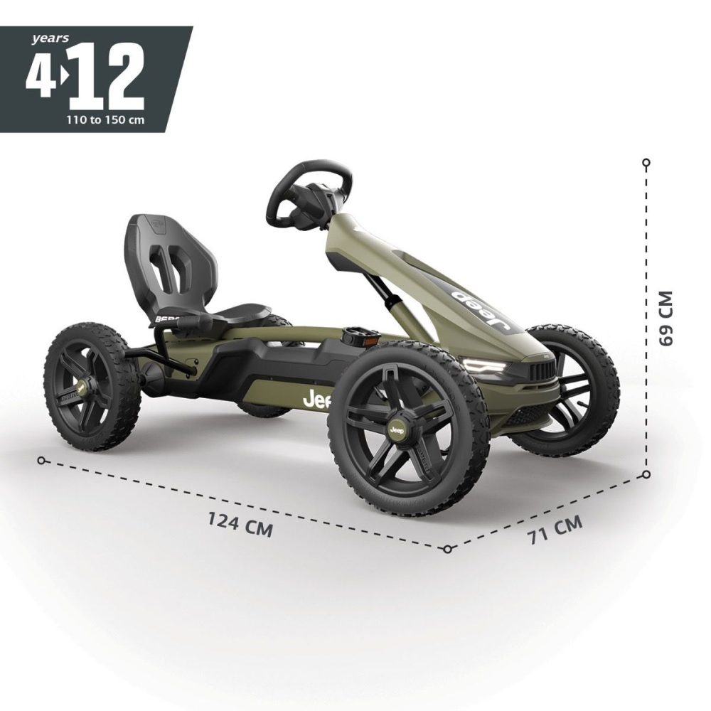 ⁦קארטינג פדלים של חברת BERG מהולנד דגם Rally Cherokee JEEP לגיל 4-12⁩ – תמונה ⁦5⁩