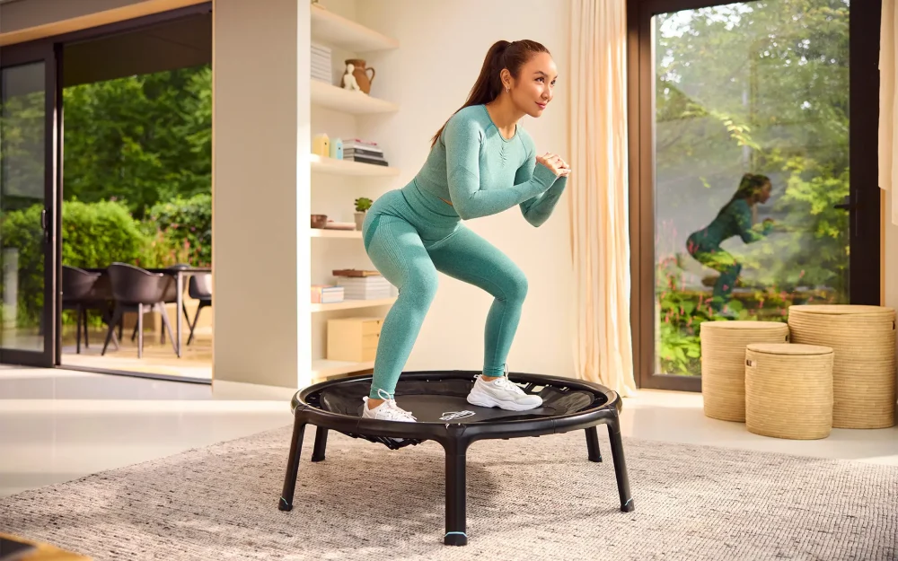 ⁦טרמפולינת כושר BERG Fitness Trampoline 110 שחור של חברת BERG מהולנד⁩ – תמונה ⁦6⁩