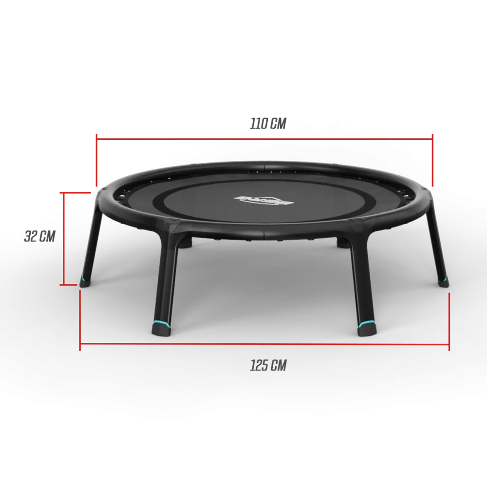 ⁦טרמפולינת כושר BERG Fitness Trampoline 110 שחור של חברת BERG מהולנד⁩ – תמונה ⁦5⁩